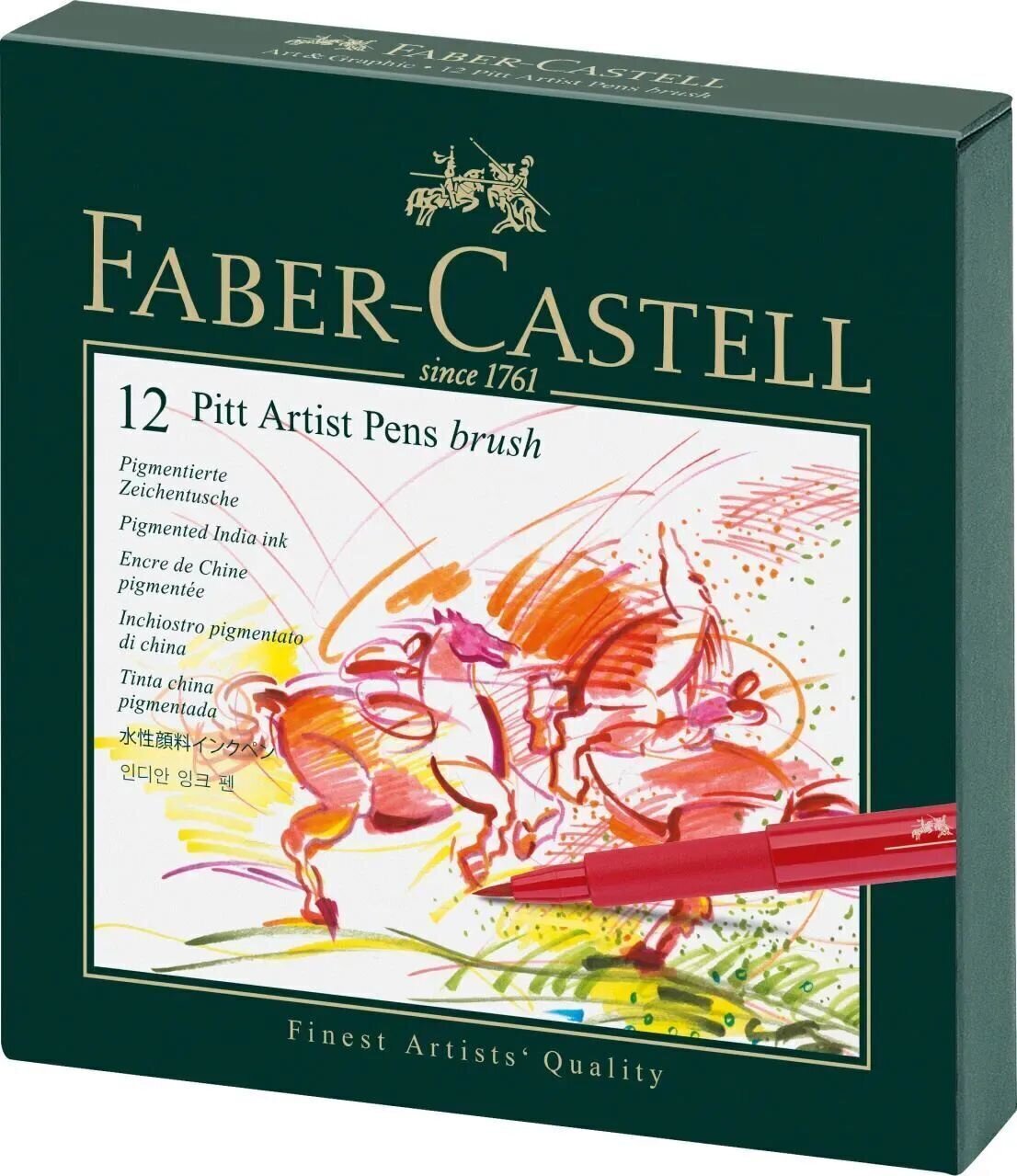 Faber Castell 82.2971 Sada štětcových per 12 ks