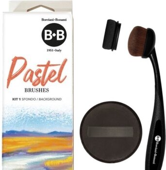 Paint Brush Borciani & Bonazzi Pastel Background Set of Brushes 3 pcs - 1