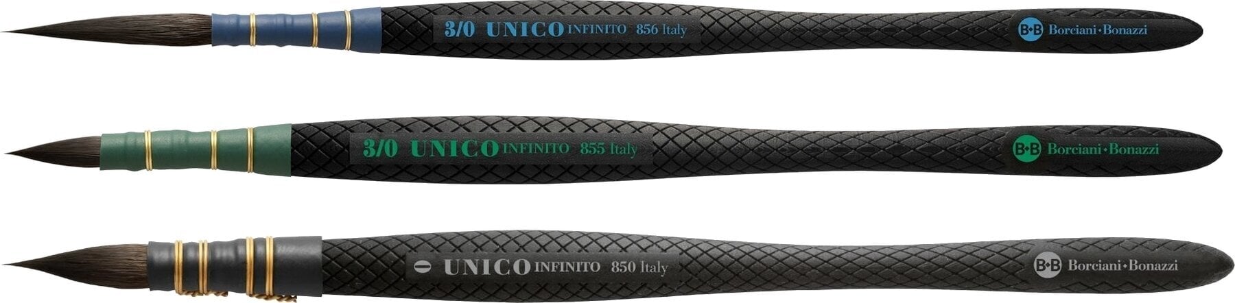 Borciani & Bonazzi Unico Infinito Sada štětců 3 ks