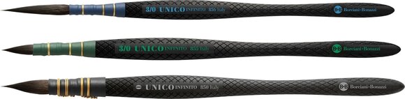 Pinceau Borciani & Bonazzi Unico Infinito Set de pinceaux 3 pcs - 1