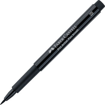 Pixur cu pâslă Faber Castell Pitt Artist Markere acuarelă 199 Black 1 buc. - 1