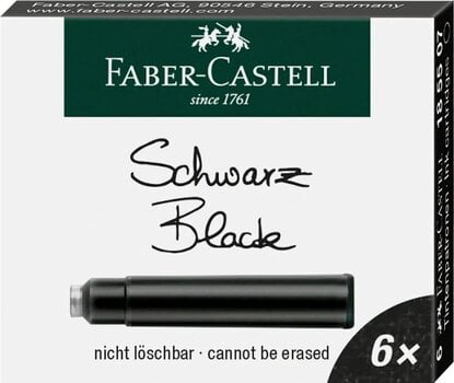 Tinta Faber Castell 82.4277 Dopune tinte Black 6 kom - 1