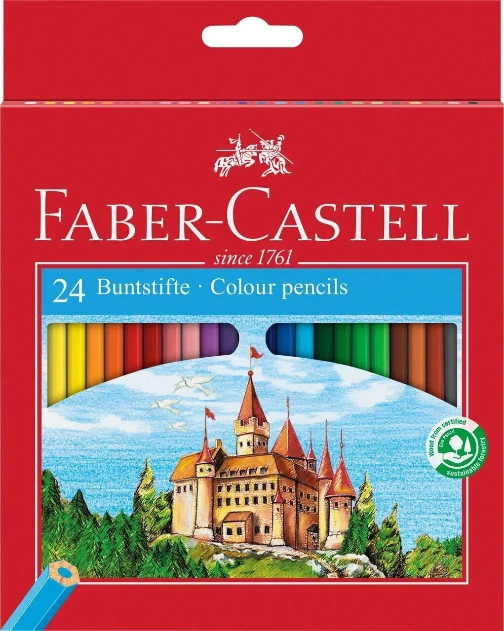 Colour Pencil Faber Castell 82.1224 Set of Coloured Pencils 24 pcs