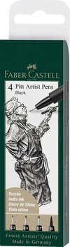 Filzstift Faber Castell 82.2902 Satz von Markern Black 4 Stück - 1