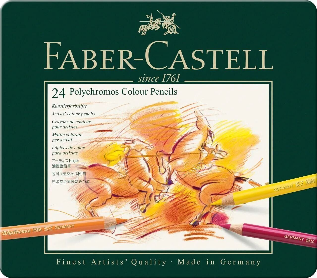 Faber Castell Polychromos Barevná tužka 24 ks