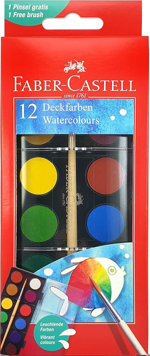 Faber Castell 82.3032 Sada akvarelových barev 12 ks