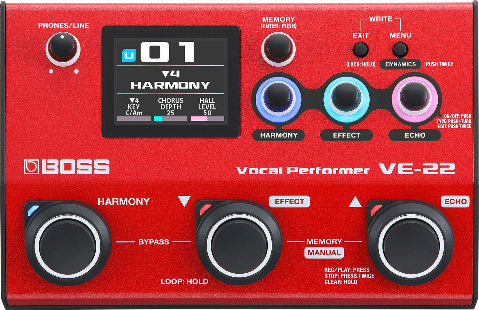 Boss VE-22 Vocal processor - Muziker