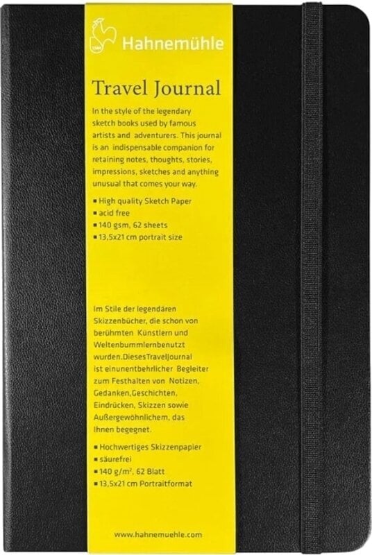 Szkicownik Hahnemühle Travel Szkicownik 62 13,5x21cm 140 g Black