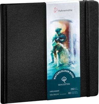 Skizzenbuch Hahnemühle Watercolor 100% Cotton Skizzenbuch 60 14 x 14 cm 250 g Black - 1