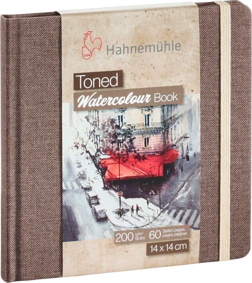 Hahnemühle Toned Watercolor Skicář 14 x 14 cm 200 g Beige
