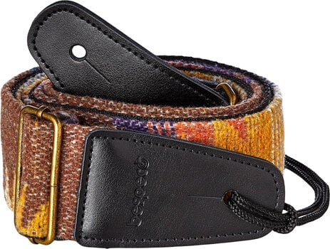 Correa de guitarra textil Bespeco TCVYE Amarillo Correa de guitarra textil - 1