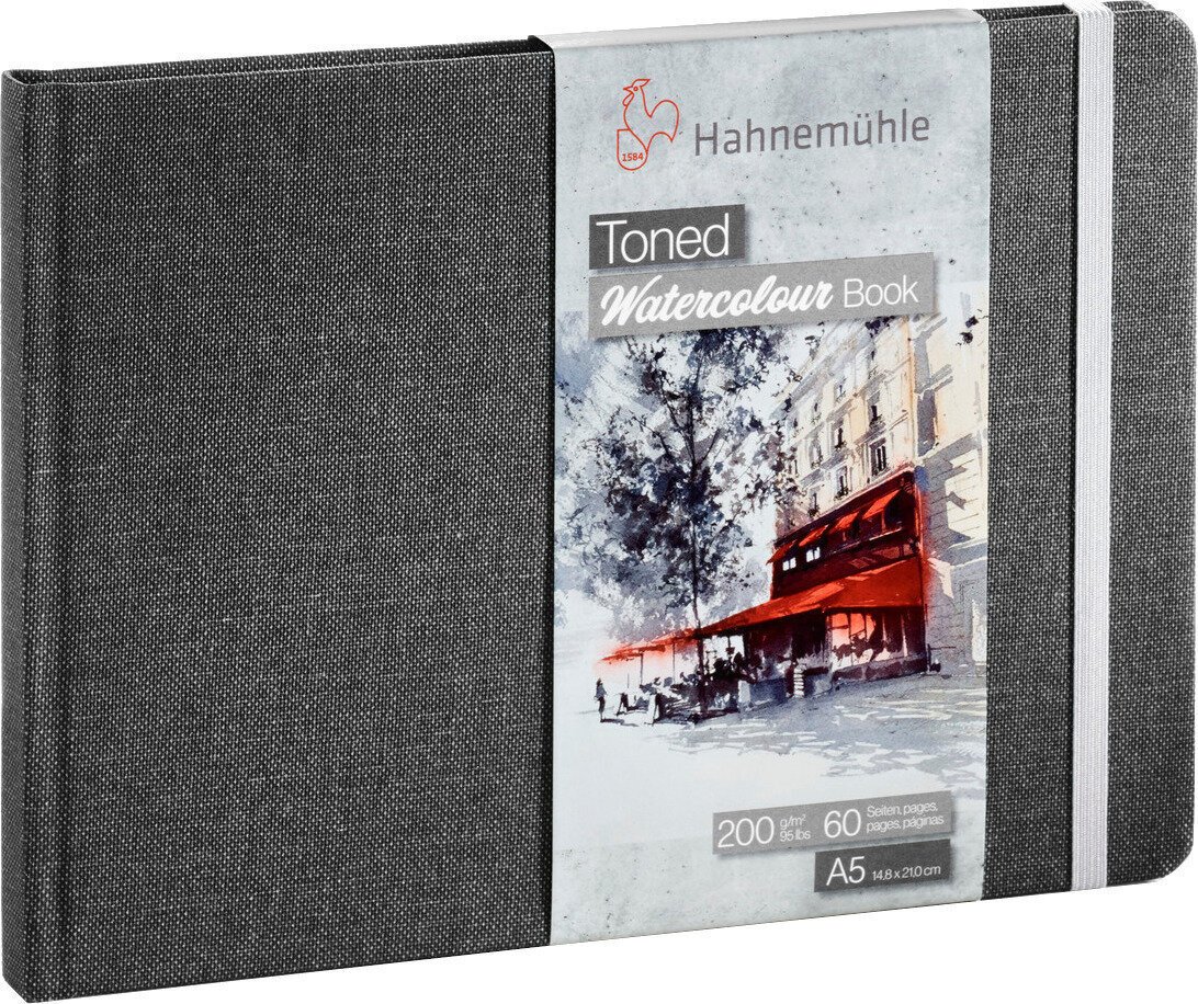 Hahnemühle Toned Watercolor Skicář A5 200 g Light Grey