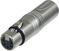Jack-XLR Adapter Neutrik NA3M5F Jack-XLR Adapter