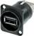 Hi-Fi Connectors and adapters: Neutrik NAUSB-W-B Hi-Fi-Anschluss / Adapter Hi-Fi-Anschluss / Adapter Neutrik NAUSB-W-B Hi-Fi-Anschluss / Adapter