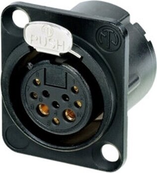 XLR-Stecker Neutrik NC10FD-LX-B XLR-Stecker - 1