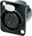 XLR-Stecker Neutrik NC10FD-LX-B XLR-Stecker