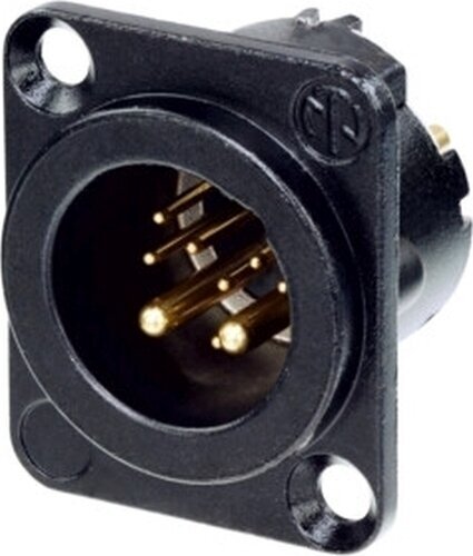 Υποδοχή XLR Neutrik NC10MD-LX-B Υποδοχή XLR