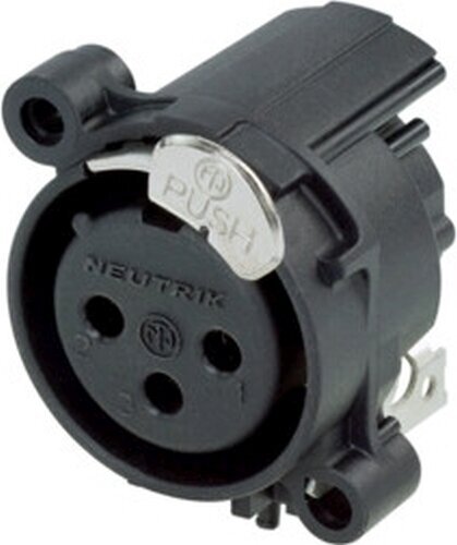 Connettore XLR Neutrik NC3FAAH1-DA Connettore XLR