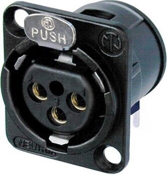 XLR-Stecker Neutrik NC3FD-H-B XLR-Stecker - 1
