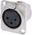 XLR-Stecker Neutrik NC3FD-L-1-SB XLR-Stecker