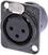XLR Connectors: Neutrik NC3FD-L-B-1 XLR-connector XLR-connector Neutrik NC3FD-L-B-1 XLR-connector