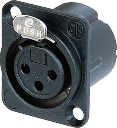 XLR-Stecker Neutrik NC3FD-LX-B XLR-Stecker