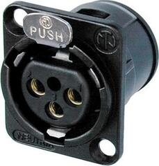 XLR konektor Neutrik NC3FD-V-B XLR konektor