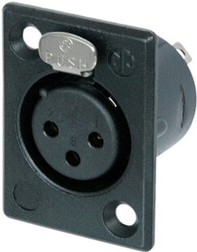 XLR-Stecker Neutrik NC3FP-BAG-1 XLR-Stecker