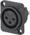 XLR Connectors: Neutrik NC3FPP XLR-connector XLR-connector Neutrik NC3FPP XLR-connector