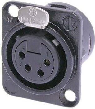 Connettore XLR Neutrik NC4FD-L-B-1 Connettore XLR - 1