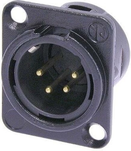 Connettore XLR Neutrik NC4MD-L-B-1 Connettore XLR