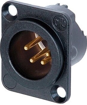XLR-Stecker Neutrik NC4MD-LX-B XLR-Stecker - 1