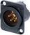 XLR-Stecker Neutrik NC4MD-LX-B XLR-Stecker