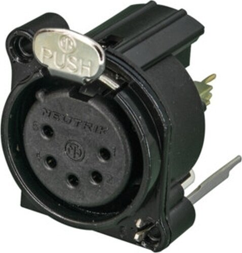XLR-connector Neutrik NC5FBV-B XLR-connector