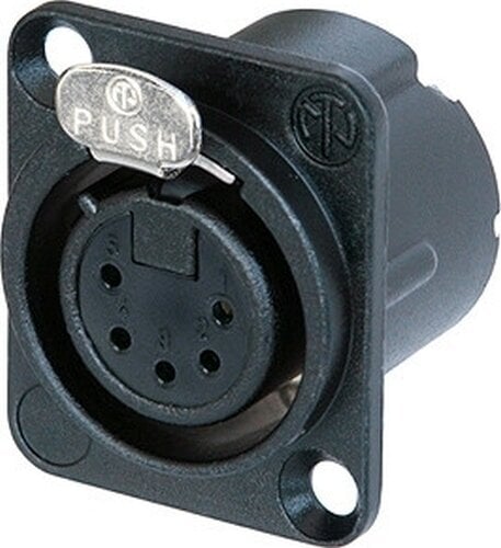 XLR-Stecker Neutrik NC5FD-LX-B XLR-Stecker