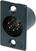 XLR-Stecker Neutrik NC5MP-B XLR-Stecker