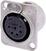 XLR Connectors: Neutrik NC6FD-L-1 XLR-connector XLR-connector Neutrik NC6FD-L-1 XLR-connector