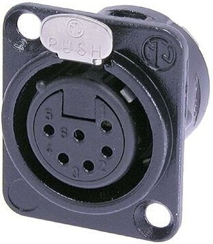 XLR-Stecker Neutrik NC6FD-L-B-1 XLR-Stecker