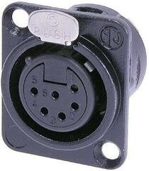 XLR конектор Neutrik NC6FD-L-B-1 XLR конектор