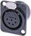XLR-Stecker Neutrik NC6FD-L-B-1 XLR-Stecker