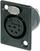 XLR Connectors: Neutrik NC6FP-B-1 XLR-connector XLR-connector Neutrik NC6FP-B-1 XLR-connector