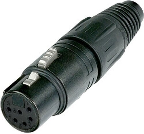 XLR-connector Neutrik NC6FX-B XLR-connector