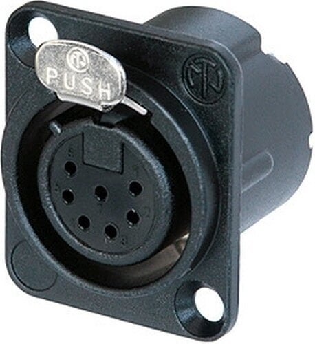 XLR-connector Neutrik NC7FD-LX-B XLR-connector