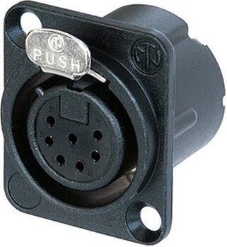XLR-connector Neutrik NC7FD-LX-B XLR-connector - 1