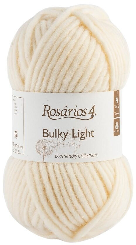Breigaren Rosários 4 Bulky Light DUPLICITA 101 Pearl Breigaren