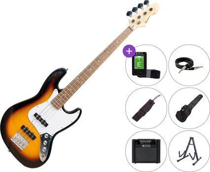 Električna bas gitara Pasadena STB 202B SET 20W Sunburst Električna bas gitara - 1