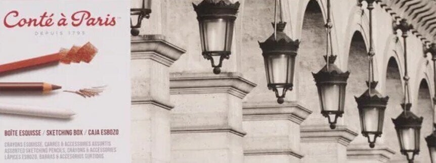 Lápiz pastel Conté á Paris 72.2011 Juego de lapices 18 piezas