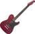 Chitarra Elettrica Fender Jim Adkins JA-90 Telecaster Thinline IL Crimson Red Transparent Chitarra Elettrica