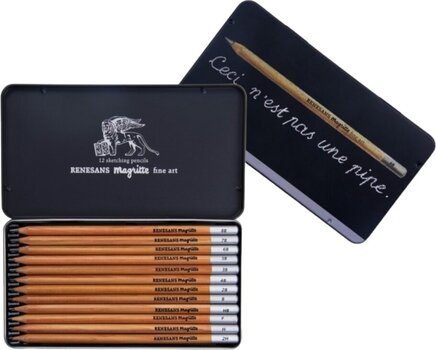 Creion grafit Renesans 04.8901 Set creioane pentru artiști Grafit 12 buc. - 1