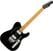 Guitare électrique Fender American Ultra Luxe Telecaster FR HH MN Mystic Black Guitare électrique